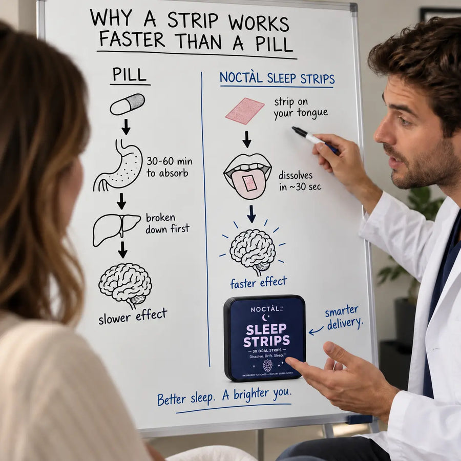 Why A strip works faster than a pill